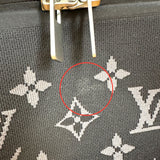 ルイ・ヴィトン LOUIS VUITTON モノグラム ホライゾンソフト 2R55 M20125 ブラック ジャガードニット/レザー ユニセックス キャリーバッグ