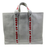 ルイ・ヴィトン LOUIS VUITTON トロリートート NIGOコラボ M59366 ホワイト トリヨン メンズ トートバッグ