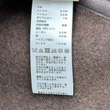 エルメス HERMES カシミヤショートスリーブコート 2H0207DC ブラウン カシミヤ レディース その他アウター