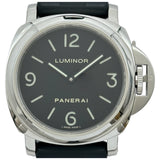 パネライ PANERAI ルミノール ベース PAM00112 ブラック ステンレススチール 手巻き メンズ 腕時計