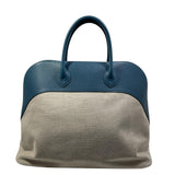 エルメス HERMES ボリード リラックス45 C刻印 コルヴェール トワル/エバーカラー メンズ ハンドバッグ