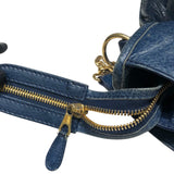 バレンシアガ BALENCIAGA ザ・ジャイアントシティ ブルー レザー レディース ハンドバッグ