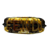 フェンディ FENDI ナノフェンダーチェグラフィティ 7AS089 ゴールド ナイロン レディース ショルダーバッグ