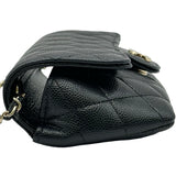 シャネル CHANEL マトラッセアイウェアチェーンショルダー AP2044 31番台 ブラック ゴールド金具 キャビアスキン レディース ショルダーバッグ