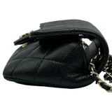 シャネル CHANEL マトラッセアイウェアチェーンショルダー AP2044 31番台 ブラック ゴールド金具 キャビアスキン レディース ショルダーバッグ