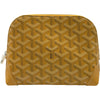 ゴヤール GOYARD ヴァンドームコスメティックポーチ イエロー ポリ塩化ビニル レディース ポーチ