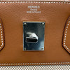 エルメス HERMES オータクロア40 Z刻 ゴールド シルバー金具 エバーカラー/トワルGM メンズ ハンドバッグ