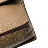 エルメス HERMES サックアデペッシュ27 □Q刻印 アルザン ゴールド金具 トゴ メンズ ハンドバッグ