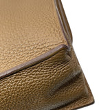 エルメス HERMES サックアデペッシュ27 □Q刻印 アルザン ゴールド金具 トゴ メンズ ハンドバッグ