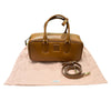 ミュウミュウ miu miu アルカディラージ ハンドバッグ 5BB148 ブラウン/ゴールド金具 レザー レディース ショルダーバッグ