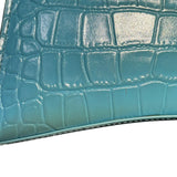 バレンシアガ BALENCIAGA アワーグラスXS 592833 ライトブルー系 レザー レディース ショルダーバッグ