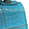 バレンシアガ BALENCIAGA アワーグラスXS 592833 ライトブルー系 レザー レディース ショルダーバッグ