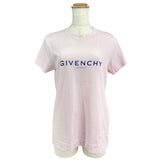 ジバンシィ GIVENCHY フロントロゴ半袖Tシャツ BW707Y3Z9T ピンク コットン レディース 半袖Ｔシャツ