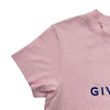 ジバンシィ GIVENCHY フロントロゴ半袖Tシャツ BW707Y3Z9T ピンク コットン レディース 半袖Ｔシャツ