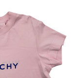 ジバンシィ GIVENCHY フロントロゴ半袖Tシャツ BW707Y3Z9T ピンク コットン レディース 半袖Ｔシャツ