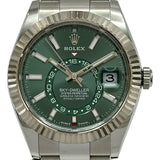 ロレックス ROLEX スカイドゥエラー 336934 ミントグリーン ホワイトゴールド/ステンレススチール 自動巻き メンズ 腕時計