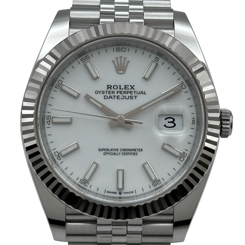 ロレックス ROLEX デイトジャスト41 ホワイト ホワイトゴールド ロレックス ROLEX デイトジャスト41 ホワイト ホワイトゴールド
