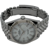 ロレックス ROLEX デイトジャスト41 ホワイト ホワイトゴールド/ステンレススチール 自動巻き メンズ 腕時計