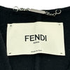 フェンディ FENDI フォックスファーポケットウールベスト FF8524 ブラック ウール レディース ベスト