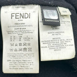 フェンディ FENDI フォックスファーポケットウールベスト FF8524 ブラック ウール レディース ベスト