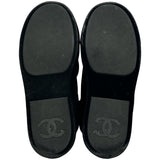 シャネル CHANEL ココマークリボンローカットスニーカー G34919 ブラック レディース スニーカー