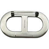エルメス HERMES ブローチ<シェーヌダンクル> ブラック シルバー金具 エプソン/メタル アクセサリー