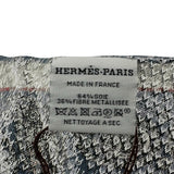 エルメス HERMES ロザンジュ TATOUAGES MARINS シルク/ファイバー レディース スカーフ
