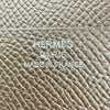 エルメス HERMES ニューHパッサンコンパクトウォレット W刻印 エトゥープ エプソン レディース 二つ折り財布