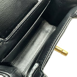 シャネル CHANEL ココマークミニチェーンクラッチ AP3435 ブラック ゴールド金具 カーフスキン レディース ショルダーバッグ
