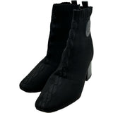 エルメス HERMES ヴォルヴェール ショートブーツ ブラック ニット レディース ブーツ