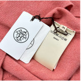 エルメス HERMES Hリフトカシミヤニットセーター 2604D1 ピンク カシミヤ レディース ニット