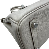 エルメス HERMES バーキン25 W刻印 クレ シルバー金具 トゴ レディース ハンドバッグ