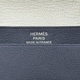 エルメス HERMES カードケース シアン B刻印 キャバン/ルージュピマン シルバー金具 スイフト/シェーブル レディース カードケース