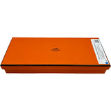エルメス HERMES カードケース シアン B刻印 キャバン/ルージュピマン シルバー金具 スイフト/シェーブル レディース カードケース