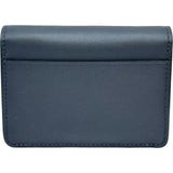 エルメス HERMES カードケース シアン B刻印 キャバン/ルージュピマン シルバー金具 スイフト/シェーブル レディース カードケース