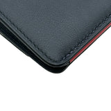 エルメス HERMES カードケース シアン B刻印 キャバン/ルージュピマン シルバー金具 スイフト/シェーブル レディース カードケース