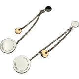 エルメス HERMES エクスリブリス スウィングピアス シルバー Ag925/Au750 ジュエリー