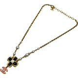 シャネル CHANEL ココマークフラワーネックレス ゴールド メタル/パール アクセサリー