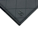 シャネル CHANEL マトラッセ パスケース AP3821 ブラック カーフ レディース パスケース