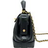 シャネル CHANEL マトラッセ トップハンドル AS4958 ブラック ゴールド金具 シャイニーカーフ レディース ショルダーバッグ