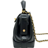 シャネル CHANEL マトラッセ トップハンドル AS4958 ブラック ゴールド金具 シャイニーカーフ レディース ショルダーバッグ