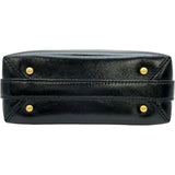 シャネル CHANEL マトラッセ トップハンドル AS4958 ブラック ゴールド金具 シャイニーカーフ レディース ショルダーバッグ