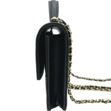 シャネル CHANEL マトラッセ トップハンドルチェーンバックパック AP4406 ブラック ゴールド金具 キャビア レディース リュック・デイパック