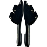 シャネル CHANEL ココマークバンド スエードミュール G47043 ブラック スエード レディース その他靴