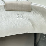 エルメス HERMES In メッシュレザーローカットスニーカー ホワイト レザー レディース スニーカー