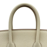エルメス HERMES バーキン25 B刻印 クレ ピンクゴールド金具 トゴ レディース ハンドバッグ