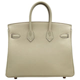 エルメス HERMES バーキン25 B刻印 クレ ピンクゴールド金具 トゴ レディース ハンドバッグ
