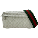 グッチ GUCCI GGミディアムクロスボディバッグ 860006 ホワイト PVC/レザー メンズ ボディバッグ