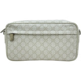 グッチ GUCCI GGミディアムクロスボディバッグ 860006 ホワイト PVC/レザー メンズ ボディバッグ