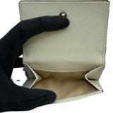 プラダ PRADA トライアングルロゴミニウォレット 2MH042 アイボリー サフィアーノレザー レディース 三つ折り財布